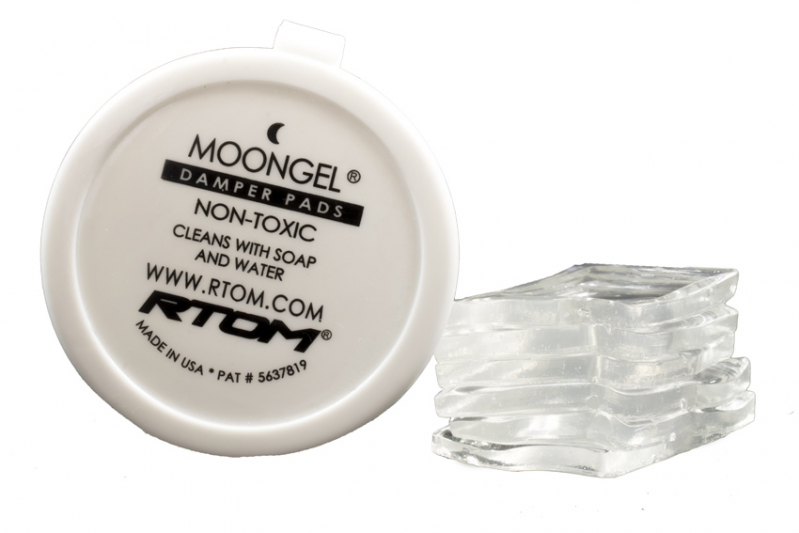 RTOM Moongel Percussion Dampening Gels, Damper Pads x 6 Clear AMGC